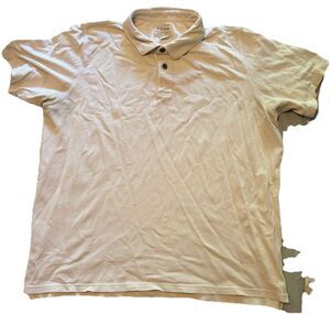 Filson Polo Shirt Mens XXL Stone Beige Short Sleeve Cotton Pique Outdoor